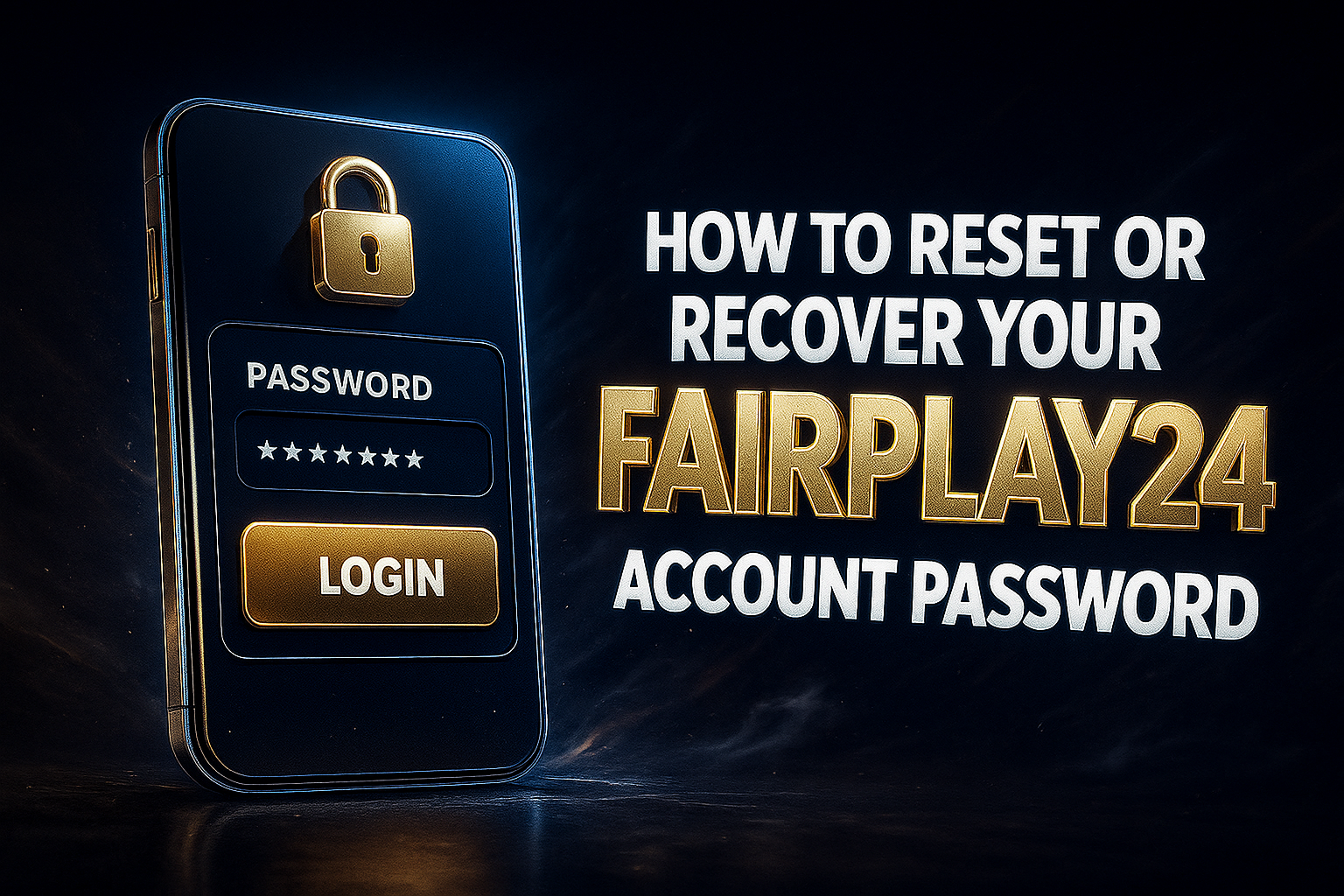 Read more about the article How to Reset or Recover Your Fairplay24 Account Password