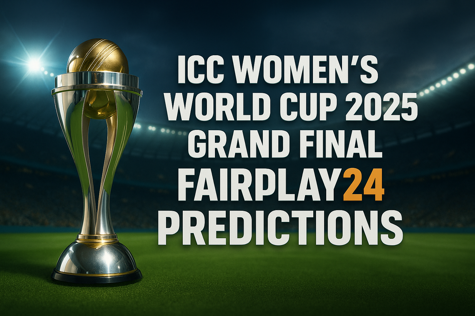 fairplay24 icc women's cricket world cup final