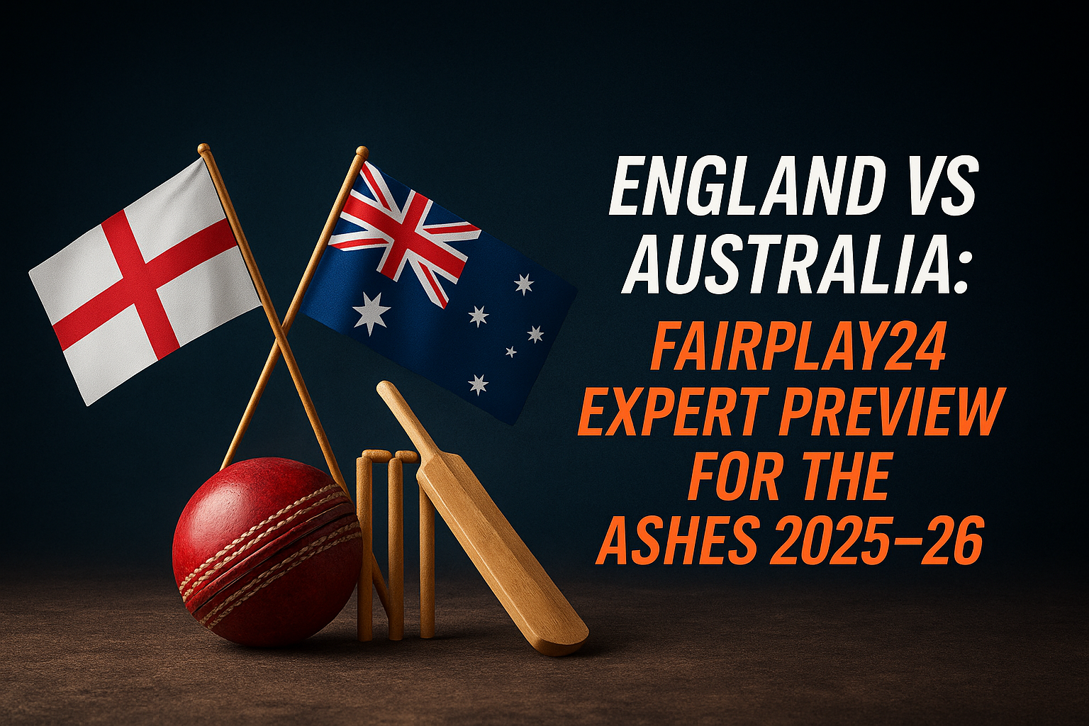 the ashes matches on Fairplay24
